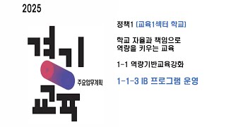 [경기교육 STUDY] 2025 경기교육주요업무계획 1-1-3 [100%_100PRO]