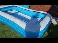 h2ogo rectangular 10 inflatable family pool