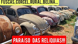 FUSCAS ANTIGOS, CORCEL, RURAL... TUDO A VENDA!!!! | Paraíso das Relíquias!!!