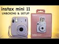 Fujifilm Instax Mini 11 Unboxing and Setup