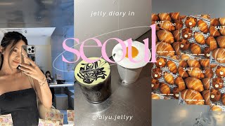 JELLY DIARY IN SEOUL | vlog pt 1, shopping in seongsu, myeongdong, cafe hopping, kbbq