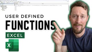 Excel: How to Make User Defined Functions