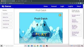 Simple Games with Javascript (Game 1: Fruit Catch)