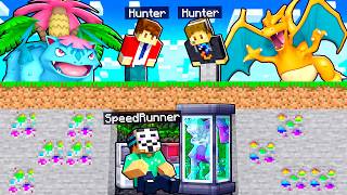 HACKER vs HUNTERS Pixelmon MANHUNT In Minecraft! (Pokémon Mod)