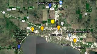 Storm Lake IA Siren Test Ambiance, 4/25/20