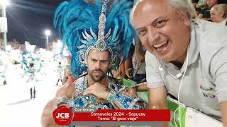 CARNAVAL DE CORRIENTES 2024 - SAPUCAY- TEMA- EL GRAN VIAJE,  LOGRO EL PENTACAMPEONATO