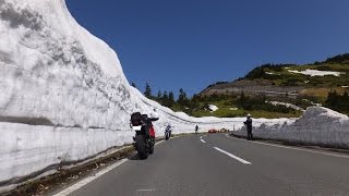 2016.4.26  長野ツーリング　渋峠、日本国道最高地点、雪の回廊