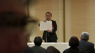 2025年　賀詞交歓会（森川会長挨拶）