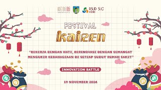 INNOVATION BATTLE | FESTIVAL KAIZEN RSUD SLG