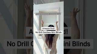 No Drill Cordless Mini Blinds