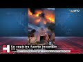 Evacuan a más de 200 personas por incendio en San Simón Ticumac