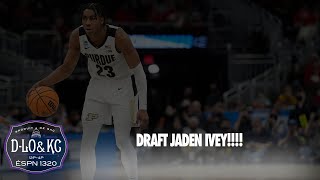 The Sacramento Kings need to draft Jaden Ivey
