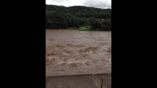 千曲川河川増水