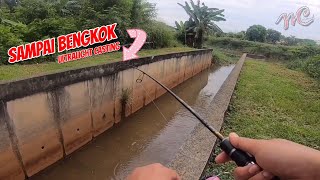 REZEKI! STRIKE BANYAK HARUAN LONGKANG SEBELAH SUNGAI | ULTRALIGHT CASTING