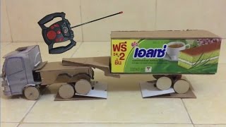 RC Heavy Truck How to Make RC Truck Container At Home