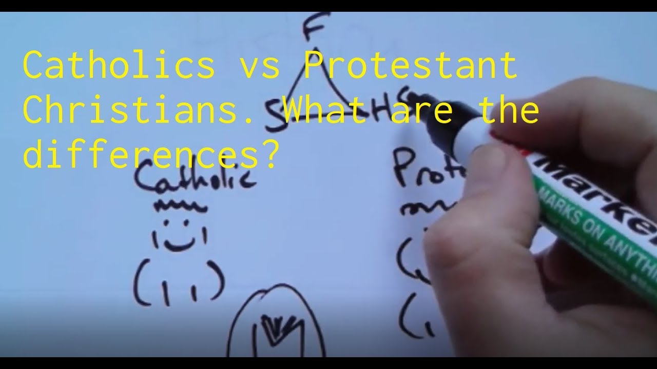 The Difference Between Catholics And Protestant Christians - YouTube