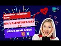How to Create Vibrating Heart Shape Using CSS after & before | HTML & CSS Pulse Heart ❤️😱