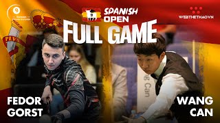 Full trận | Fedor Gorst vs Wang Can | Giải billiards Spanish Open Pool 2023