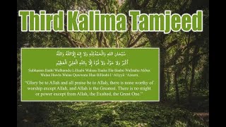 Third Kalima Tamjeed (Glorification of Allah) | Learn Kalima with translation in English Urdu Hindi