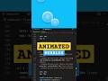 💧 Animated Bubbles with HTML & CSS #shorts #viral #css #animation #shortvideo #coding #programming