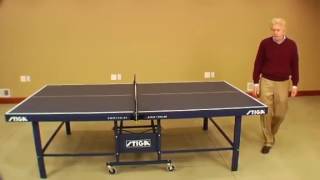 Stiga Expert Roller Table Tennis Ping Pong Table Video Demonstration