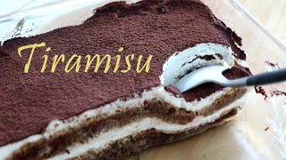 [ENG] 노오븐! 노계란! 티라미수, 이렇게나 쉽습니다 Eggless Tiramisu | 하다앳홈