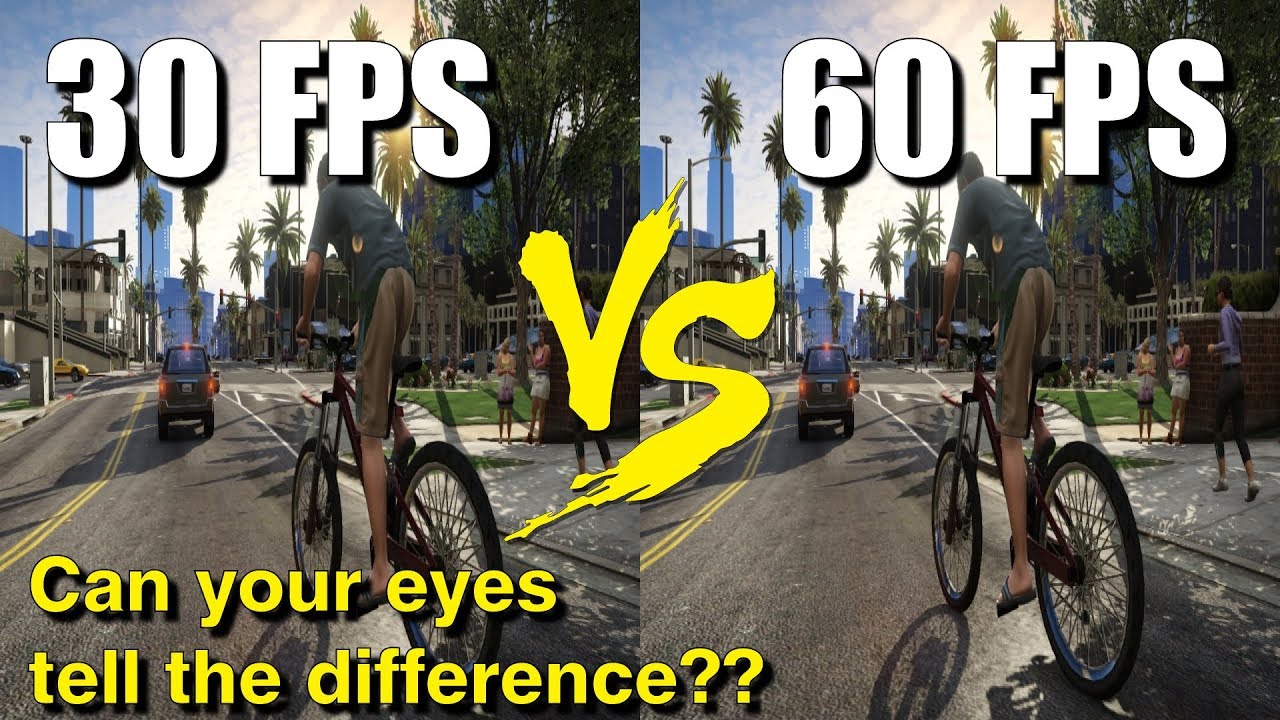 30 FPS Vs 60 FPS, Can Your Eyes Tell The Difference ? - YouTube