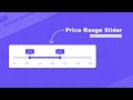 Price Range Slider with Min-Max Input in HTML CSS & JavaScript