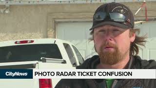 Man frustrated with photo radar ticket he claims was meant for another vehicle