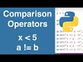 Comparison Operators | Python Tutorial