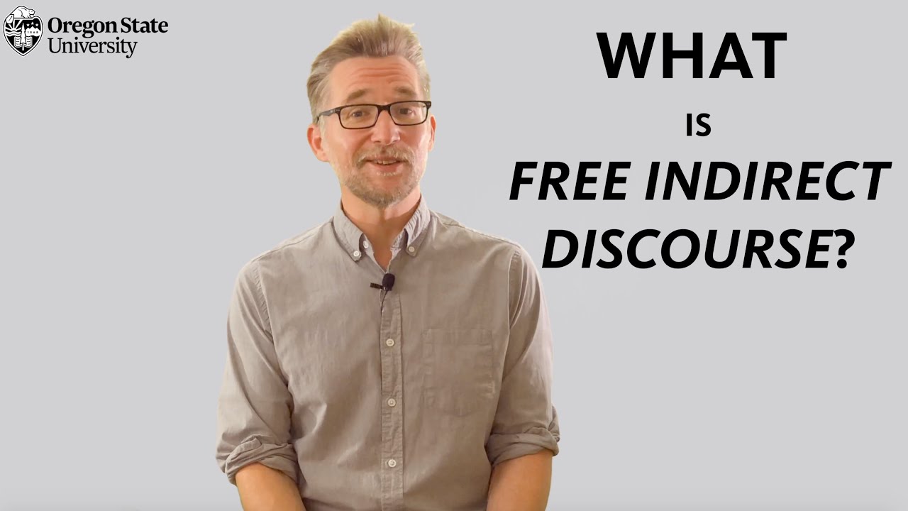 "What Is Free Indirect Discourse?": A Literary Guide For English ...