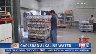 Carlsbad's alkaline water has special properties