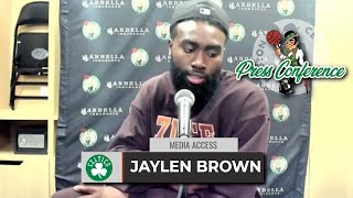Jaylen Brown on Bitazde Foul: 'You can't miss a call like that' | Celtics vs Pacers
