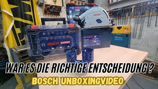 War es die richtige Entscheidung? | Unboxing  Bosch Akku Tauchsäge GKT 18V-52GC und  mehr!