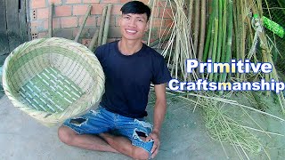 Bamboo craft weaving  Use only 1 knife丨Bamboo Woodworking Art