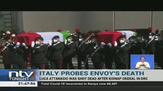 Italy holds state funeral for ambassador and police officer killed in DRC