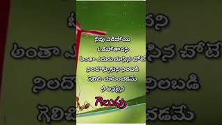 నీ అసలైన గెలుపు