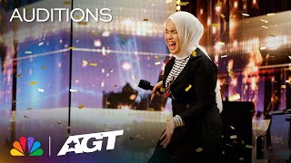 Putri Ariani reacts to her GOLDEN BUZZER Moment! | AGT 2023