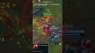 Vi + Caitlyn Easter Eggs in League of Legends #Shorts