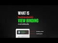 View Binding in Android | Replace findViewById with view binding | Android Studio Tutorial