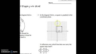 Reflect/rotate a polygon onto itself