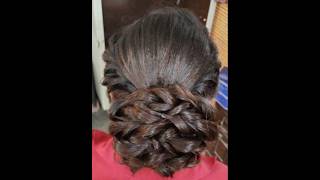 Quickly Hairstyles idea for wedding function 💍#songstatus#judastyle #judatutorials #songstatusvideo