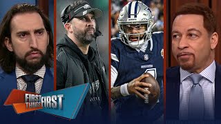 Cowboys vs. Packers preview, Is Eagles HC Sirianni coaching for his job? | NFL | FIRST THINGS FIRST
