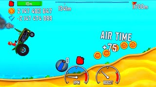 hill climb racing - tractor on beach 🚜🏖 | android iOS gameplay #599 Mrmai Gaming