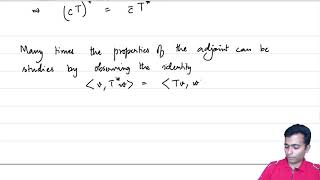 Lecture - 11.4 Properties of the adjoint