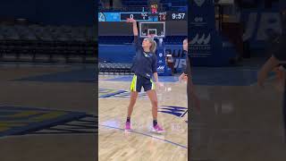 제시 셀던 - WNBA 커리어 첫 출전 (feat 몸풀기 연습) #wnba #basketball #기본기 #Jacy Sheldon #dallas #슈팅 #shorts