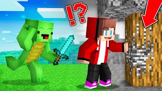 Speedruner Maizen HAVE BEDROCK TOUCH vs Hunter - JJ and Mikey in Minecraft Maizen!