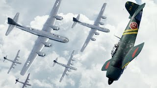 【１分動画 】B-29を迎撃する紫電改