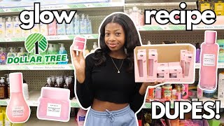 let's go dollar tree makeup shopping + glow recipe dupes!