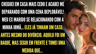 Me deparei com uma cena deplorável ao chegar em casa: Meu Ex aos beijos com minha irmã! Claro, eu...